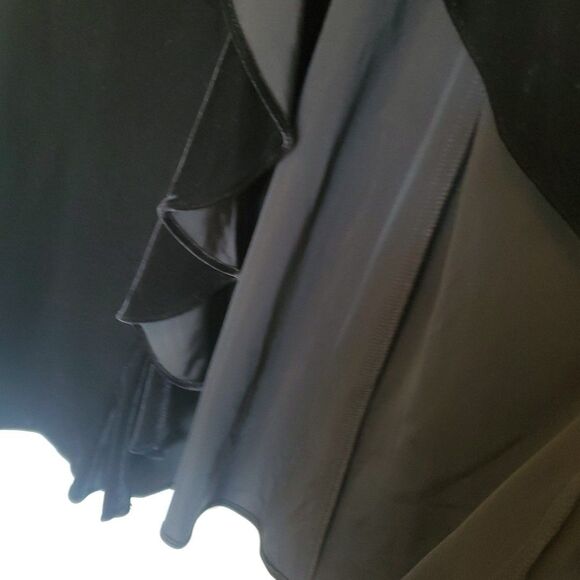 Patra Velvet Maxi Skirt 10 Whimsigoth Dark Fairy Vamp Grunge Witchy USA Vtg 80s - Picture 6 of 13